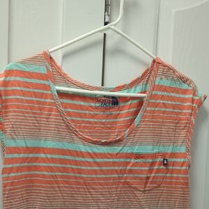 The North Face Orange and Green Striped  Dress